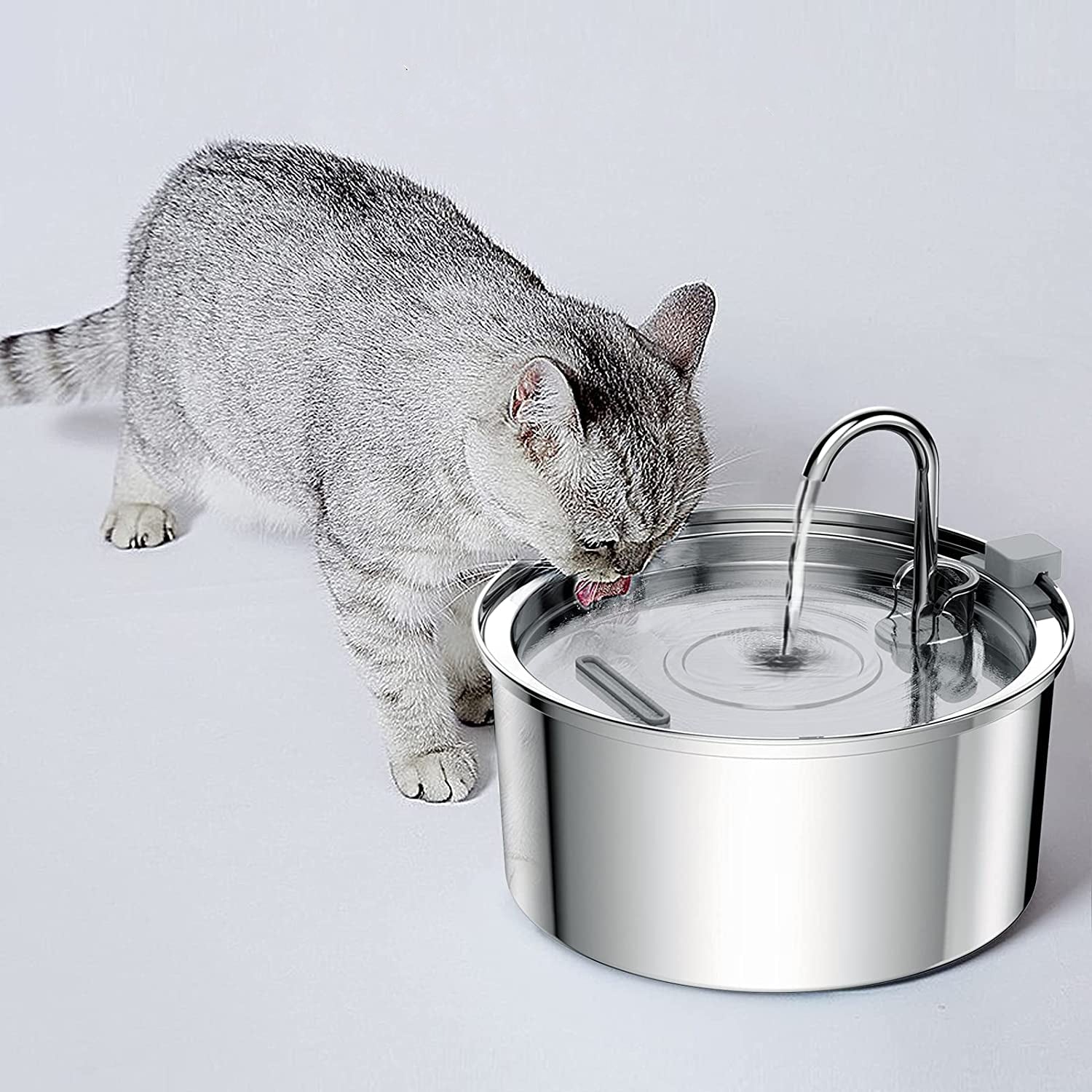 PuraDrink™ Stainless Steel Cat Fountain